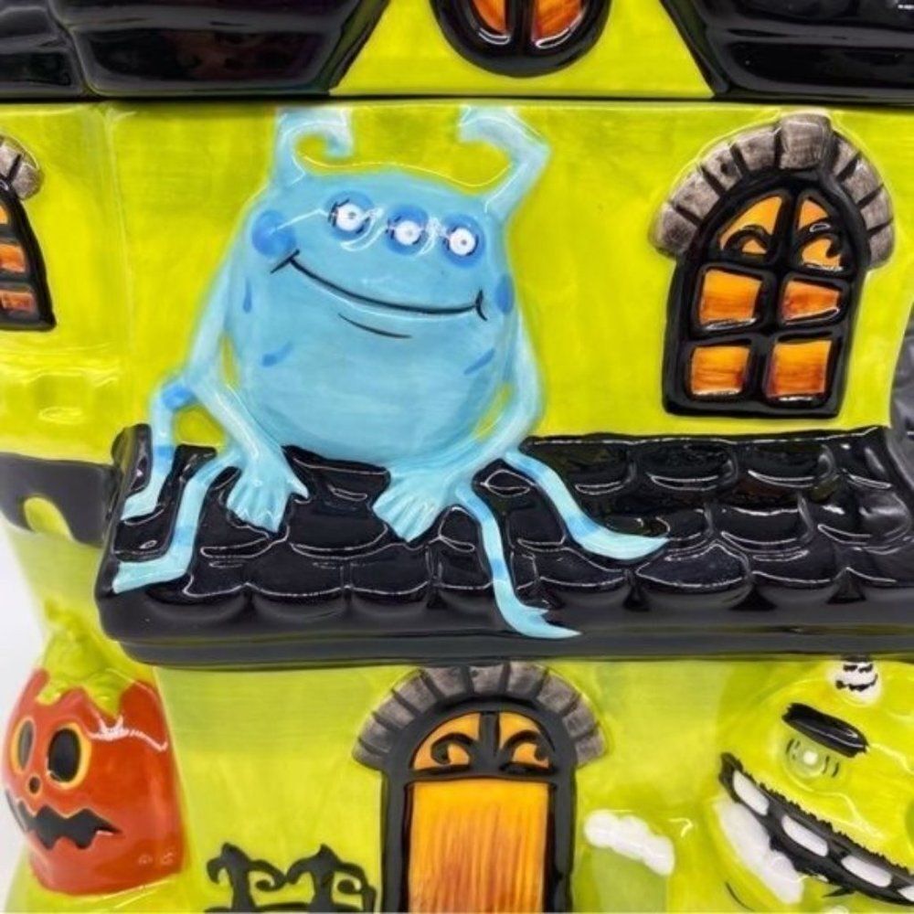 Target Halloween 2009 Ceramic Haunted House Cookie Jar - Picture 3 of 14